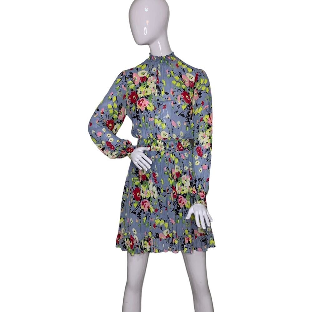 By TiMo Dress Floral Print Long Sleeve Size M Fully Lined